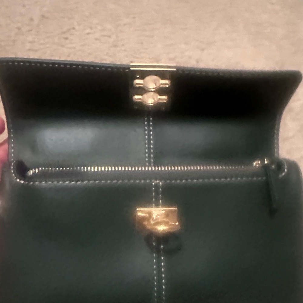 Cafuné green leather Mini Bag with Gold Hardware - Picture 4 of 11